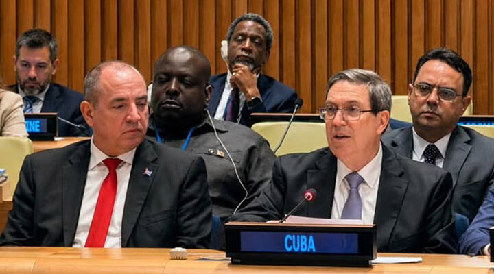 Alocución de Bruno Rodríguez en Grupo de Amigos de la Gobernanza Global