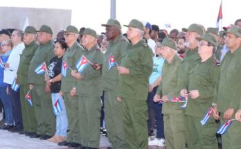 Díaz-Canel encabeza movilización en defensa de líder de la Revolución