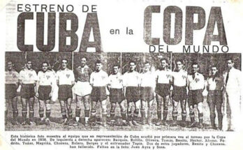 Cuba en mundiales de fútbol, un recuerdo en blanco y negro
