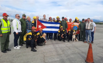 Rescatistas cubanos llegan a Venezuela tras sismos