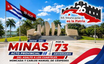 Municipio Minas, en Camagüey, sede por el Día de la Rebeldía Nacional