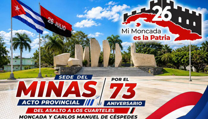 Municipio Minas, en Camagüey, sede por el Día de la Rebeldía Nacional