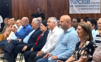 Presente Díaz-Canel en acto por aniversario 40 del CIGB
