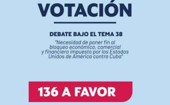 Rechaza comunidad internacional moción de censura de EE.UU.