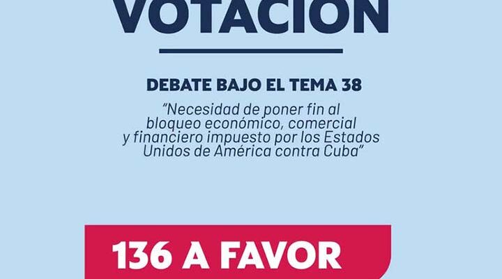 Rechaza comunidad internacional moción de censura de EE.UU.