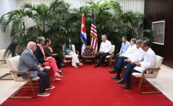 Presidente de Cuba agradece visita de congresistas de EEUU