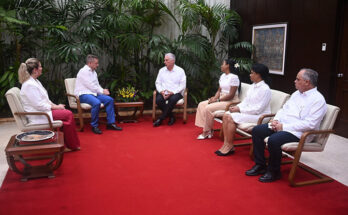 Recibió Presidente cubano a directivos paralímpicos internacionales