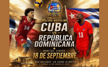 Cuba-Dominicana hoy en semifinal preolímpico de voleibol (m) en Canadá