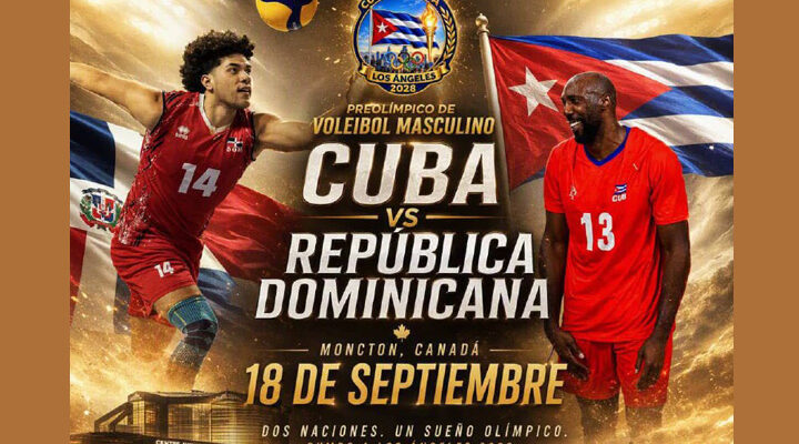 Cuba-Dominicana hoy en semifinal preolímpico de voleibol (m) en Canadá