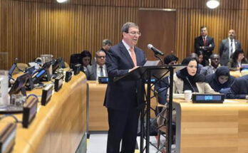 Intervino Canciller cubano en reunión de la ONU por aniversario de Durban
