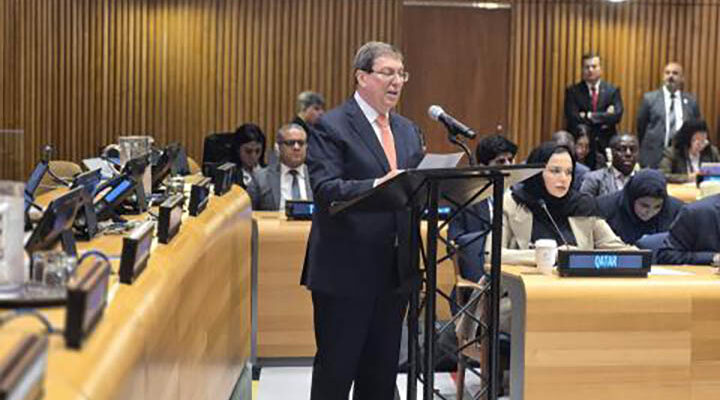 Intervino Canciller cubano en reunión de la ONU por aniversario de Durban