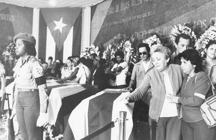 Tribute to the Martyrs of Barbados and Che Guevara at  Florida General Directorate of Education